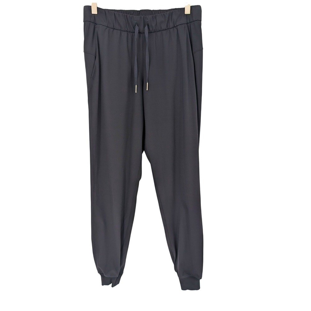 Lululemon On The Fly Jogger Women 6 Black Luxtreme Activewear Athleisure Sporty